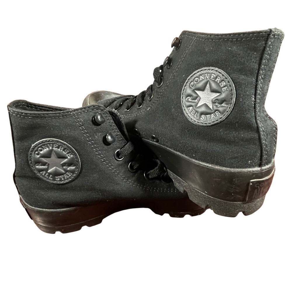 Converse Chuck Taylor All Star Lugged High Top Black Boots 569891C Mens 7 Euc